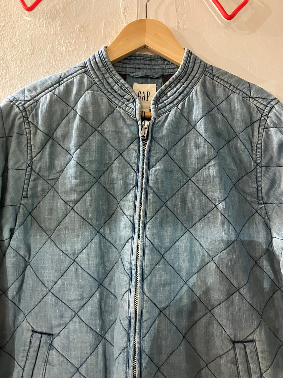 GAP 퀼팅 데님 자켓 M 상품이미지2