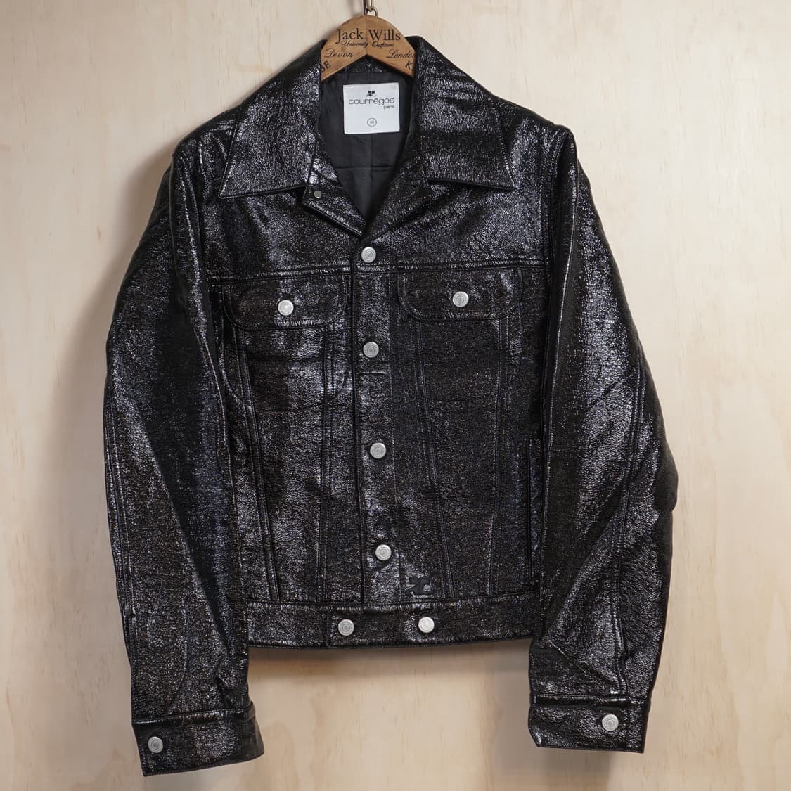 꾸레쥬 바이닐 트러커 자켓 상품이미지3