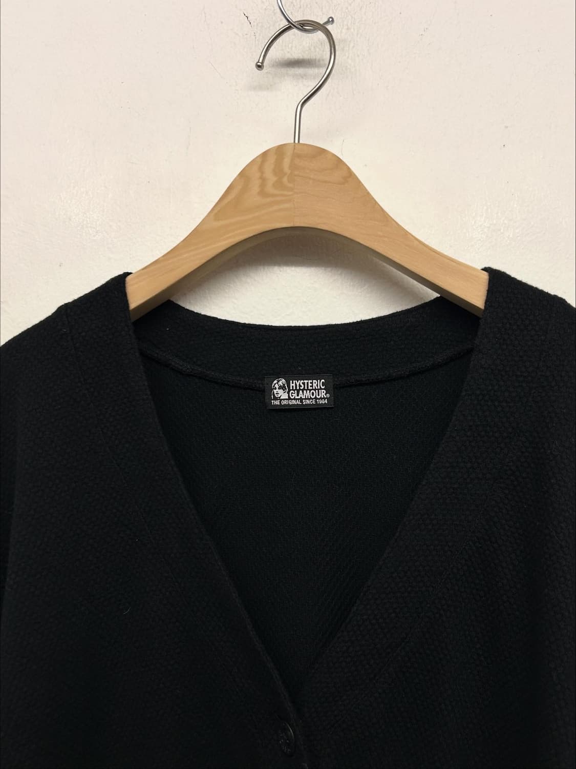 HYSTERIC GLAMOUR 히스테릭 글래머 곰돌이 블랙 가디건 상품이미지2