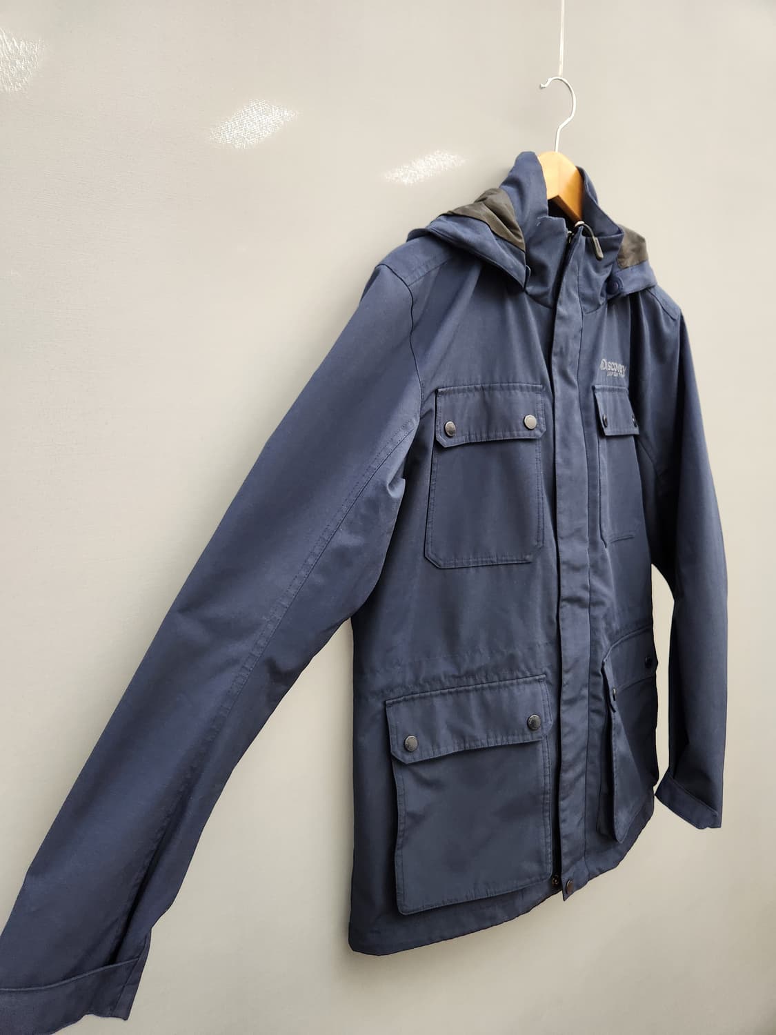 디스커버리 네이비 후드 야상 점퍼 상품이미지2