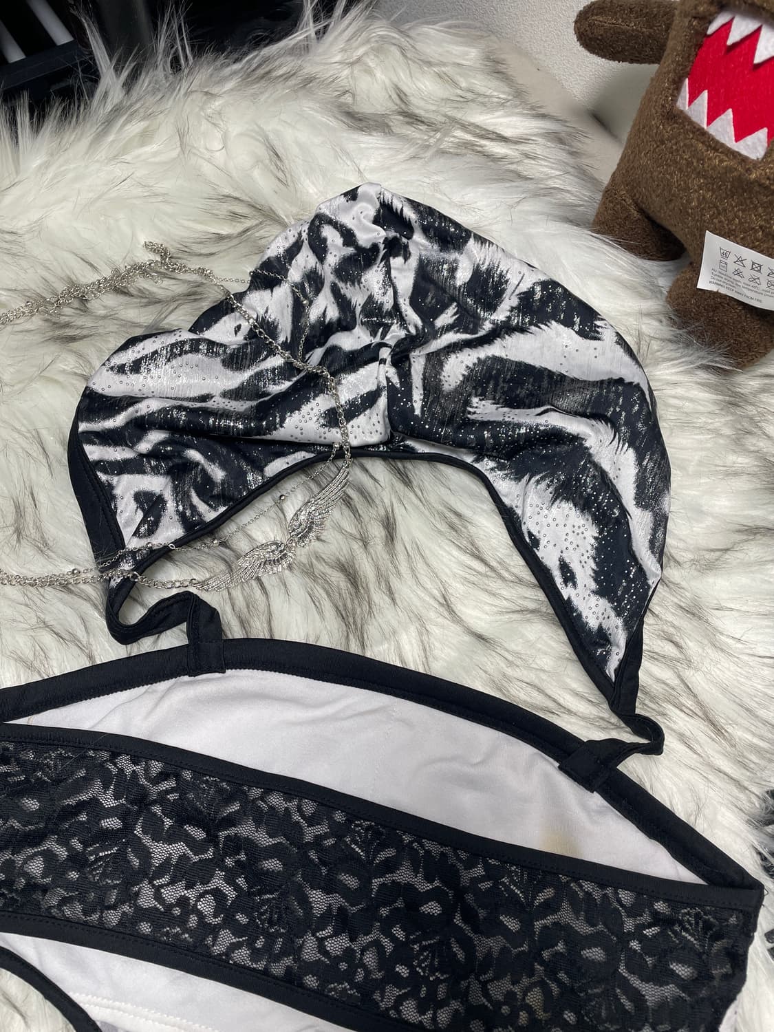 Zebra 지브라 스터드 후드 탱크탑 상품이미지5