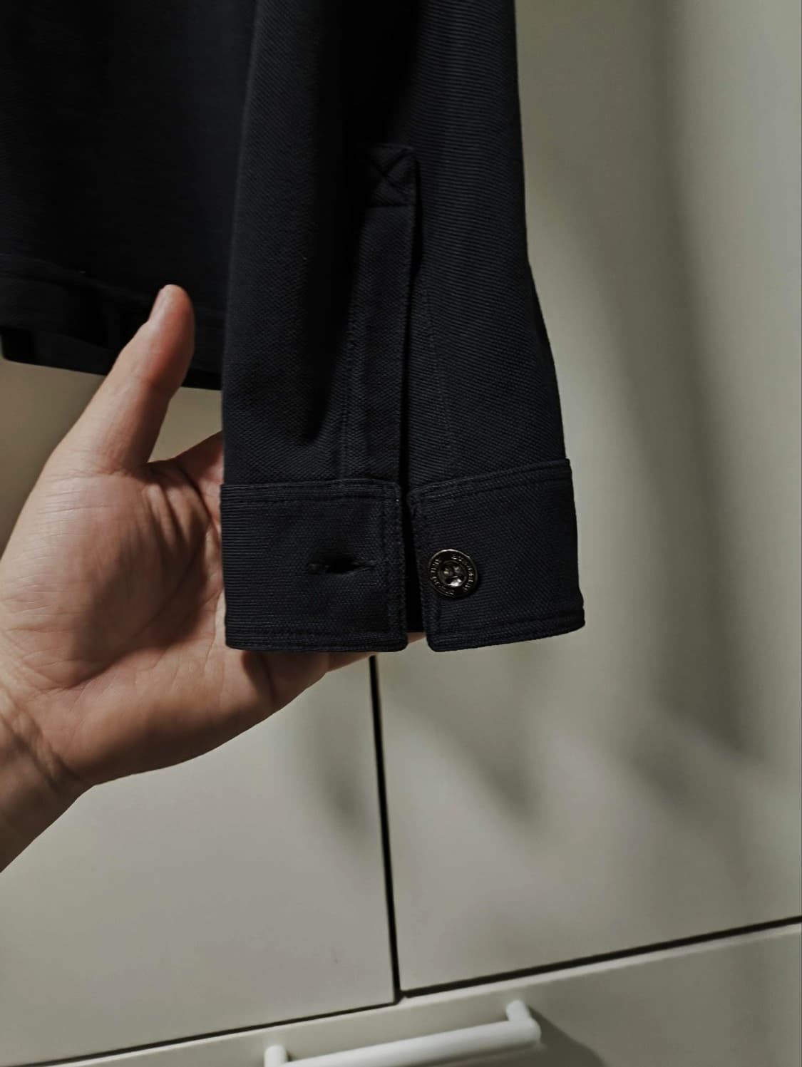 XL 버버리 카라넥 티셔츠 블랙 상품이미지5