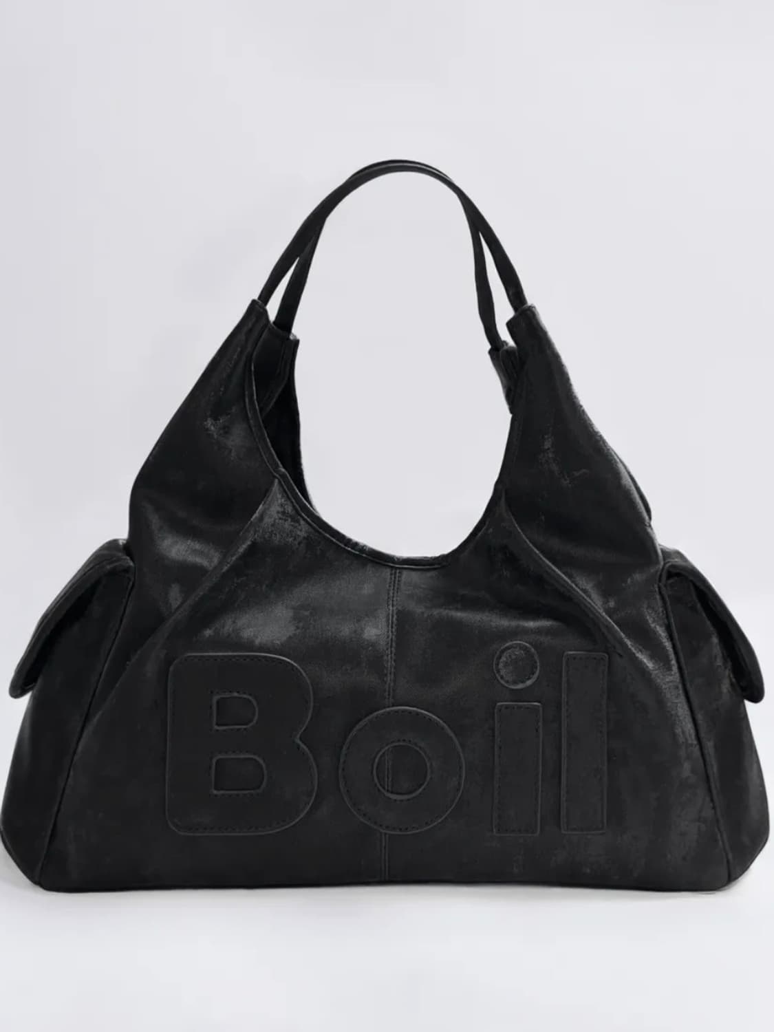 보일테일 메간 백 실키블랙 상품이미지1