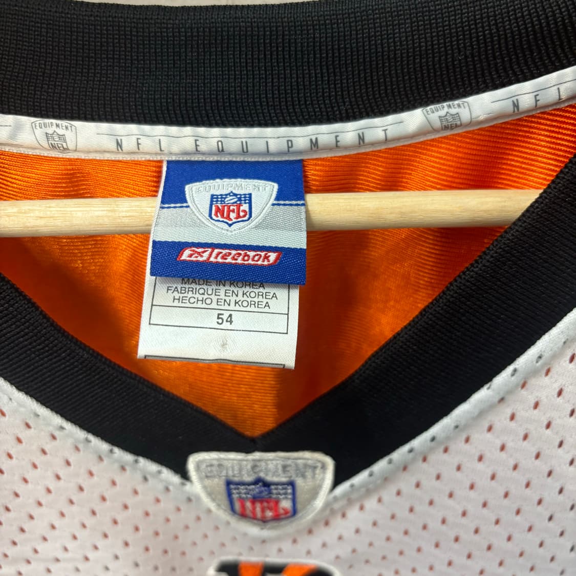 NFL X 리복 신시내티 뱅골스 유니폼 져지 2XL 상품이미지8
