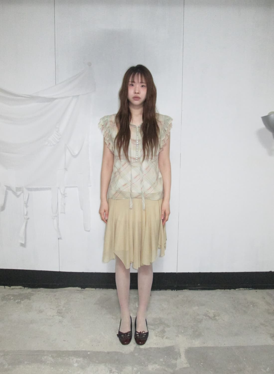 Polo Butterfly Layered Skirt 상품이미지3