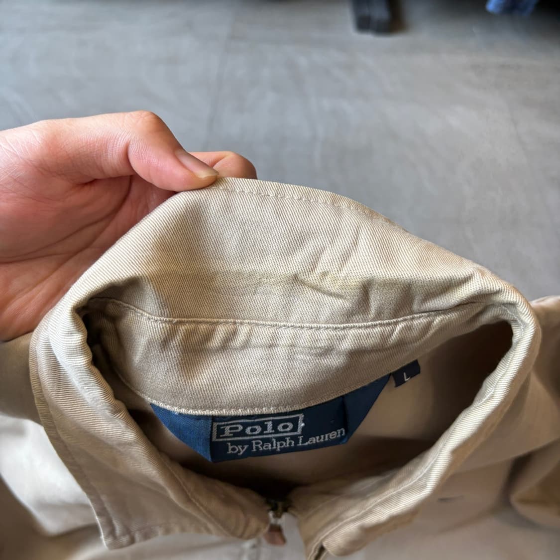 폴로 정품 베이지 스윙톱 자켓 상품이미지6
