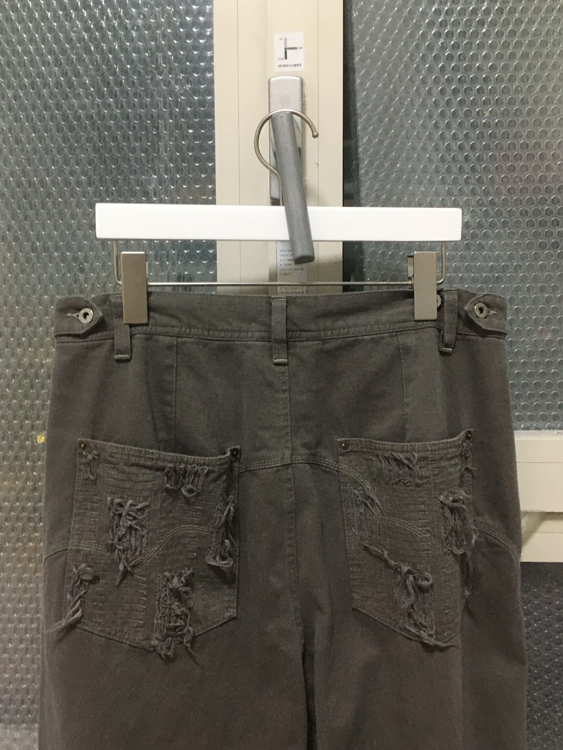 (3) 폴리테루 초판 웨스턴 보로 팬츠 그레이 상품이미지5