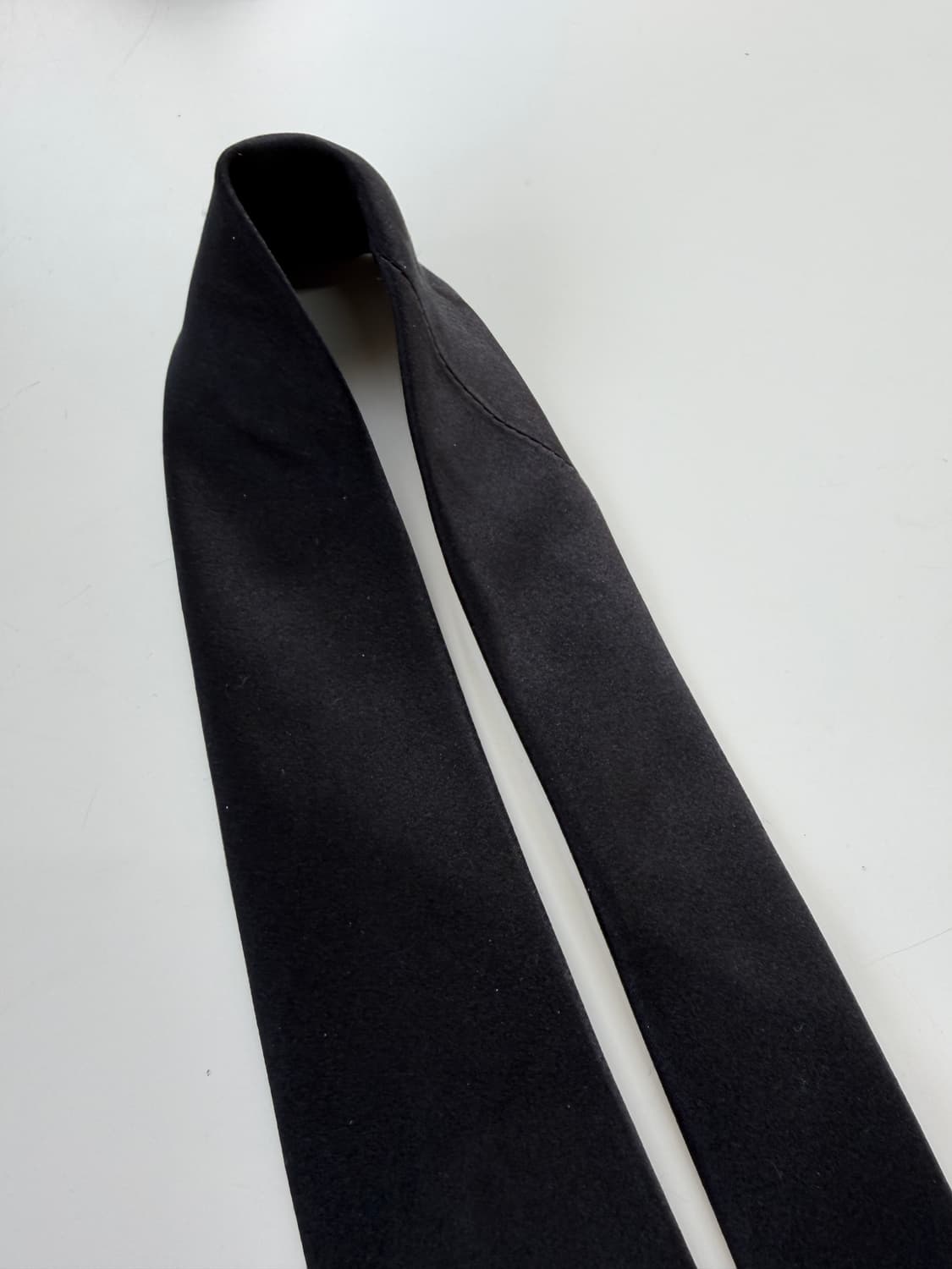 블랙 실크 넥타이 8.7cm 상품이미지7