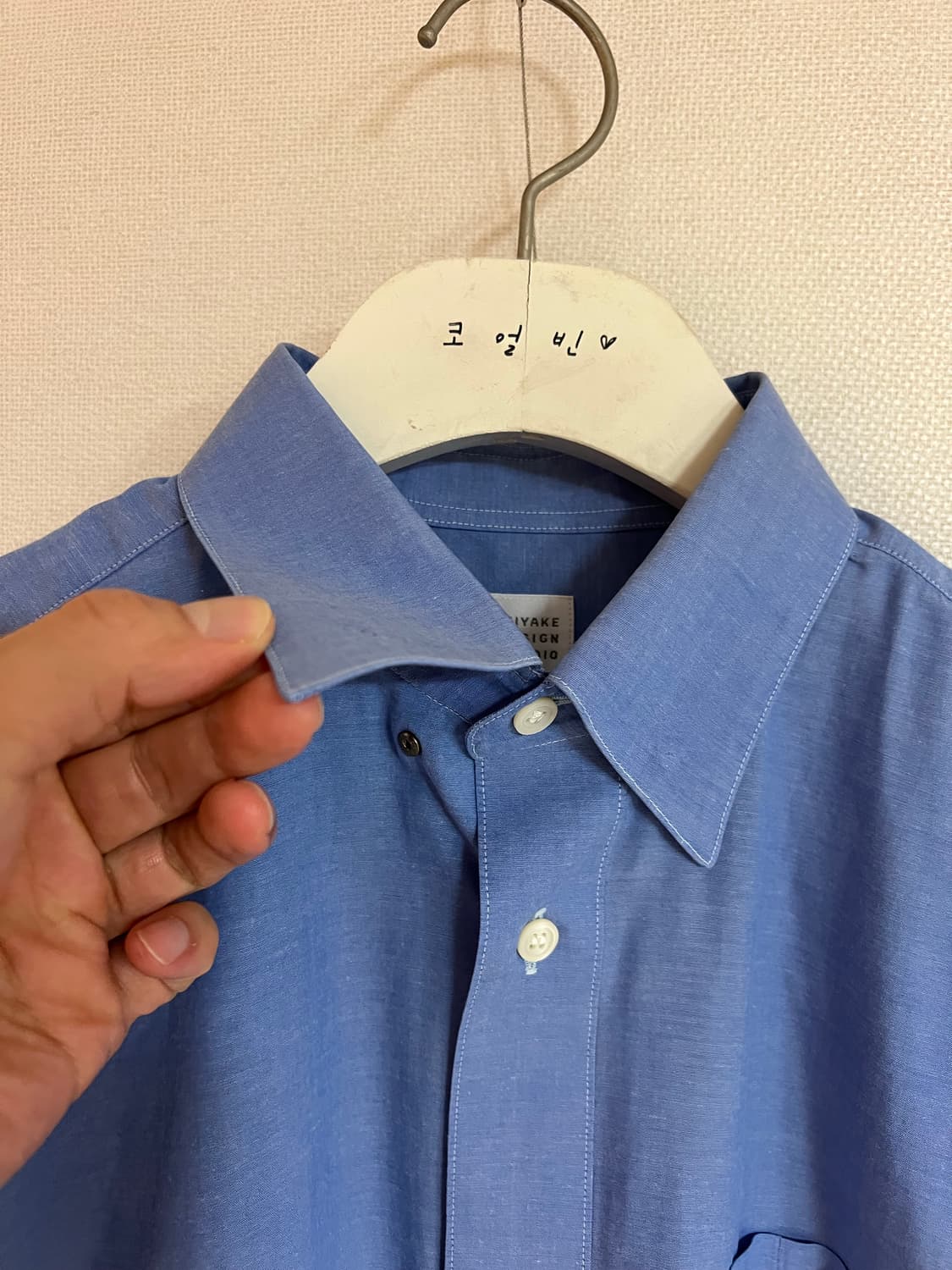 빈티지 이세이 미야케 옥스포드 셔츠 m 상품이미지4