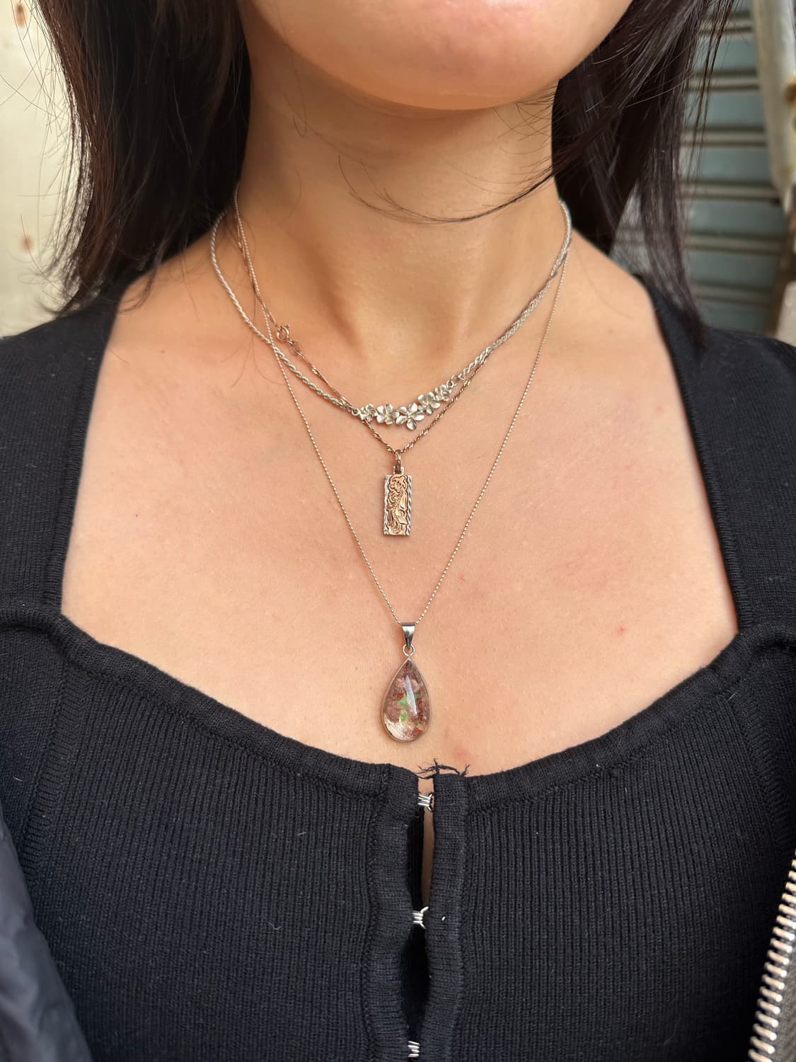 Hawaii 925silver necklace(Rose 상품이미지6