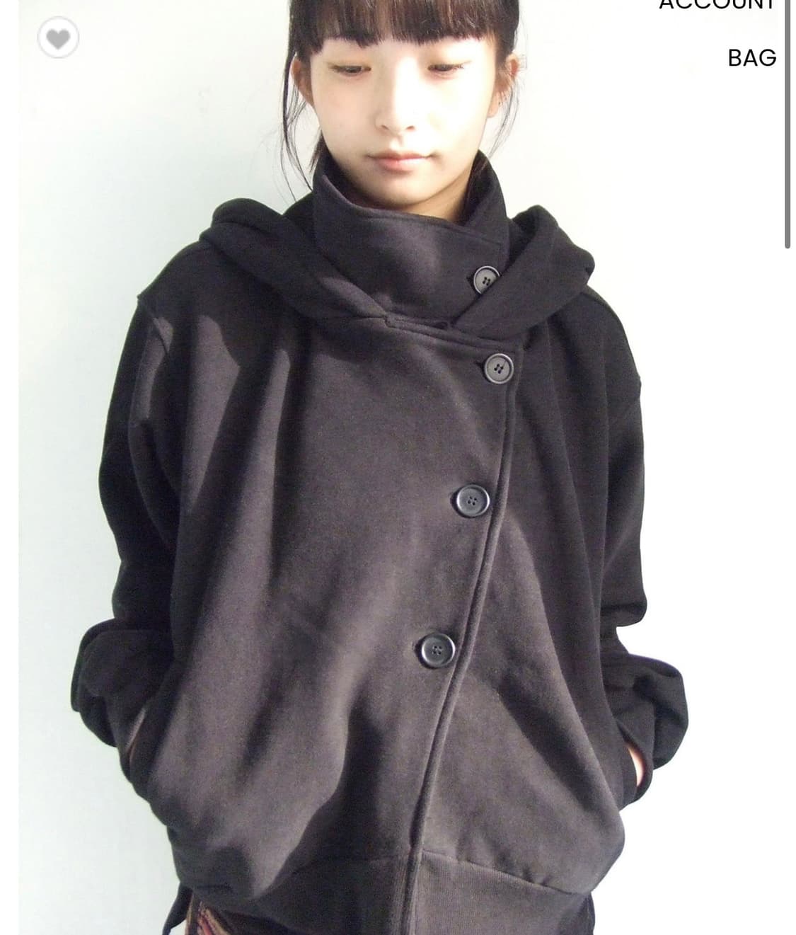 오스하이 하이넥 후드집업 사이즈1 상품이미지1