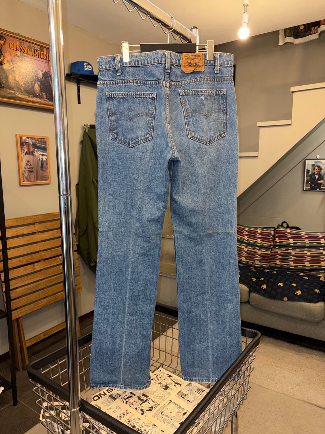 90’s Levi’s 517 USA flare denim pants 상품이미지8