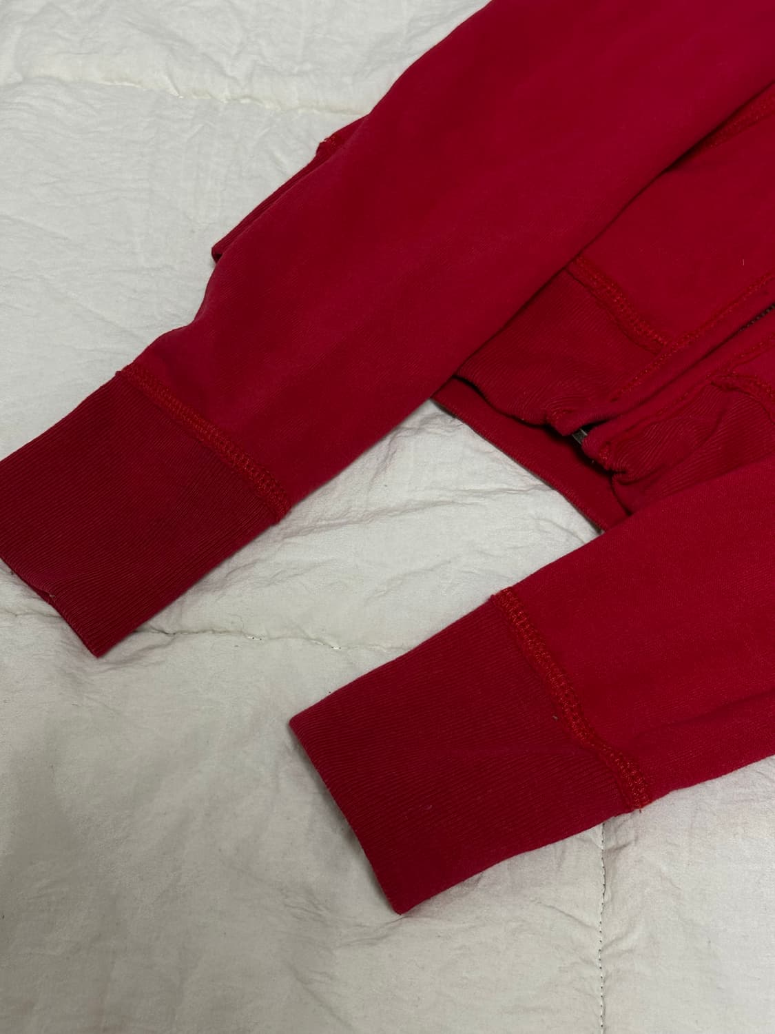 아베크롬비 레드 후드집업 스몰 여성용 상품이미지6