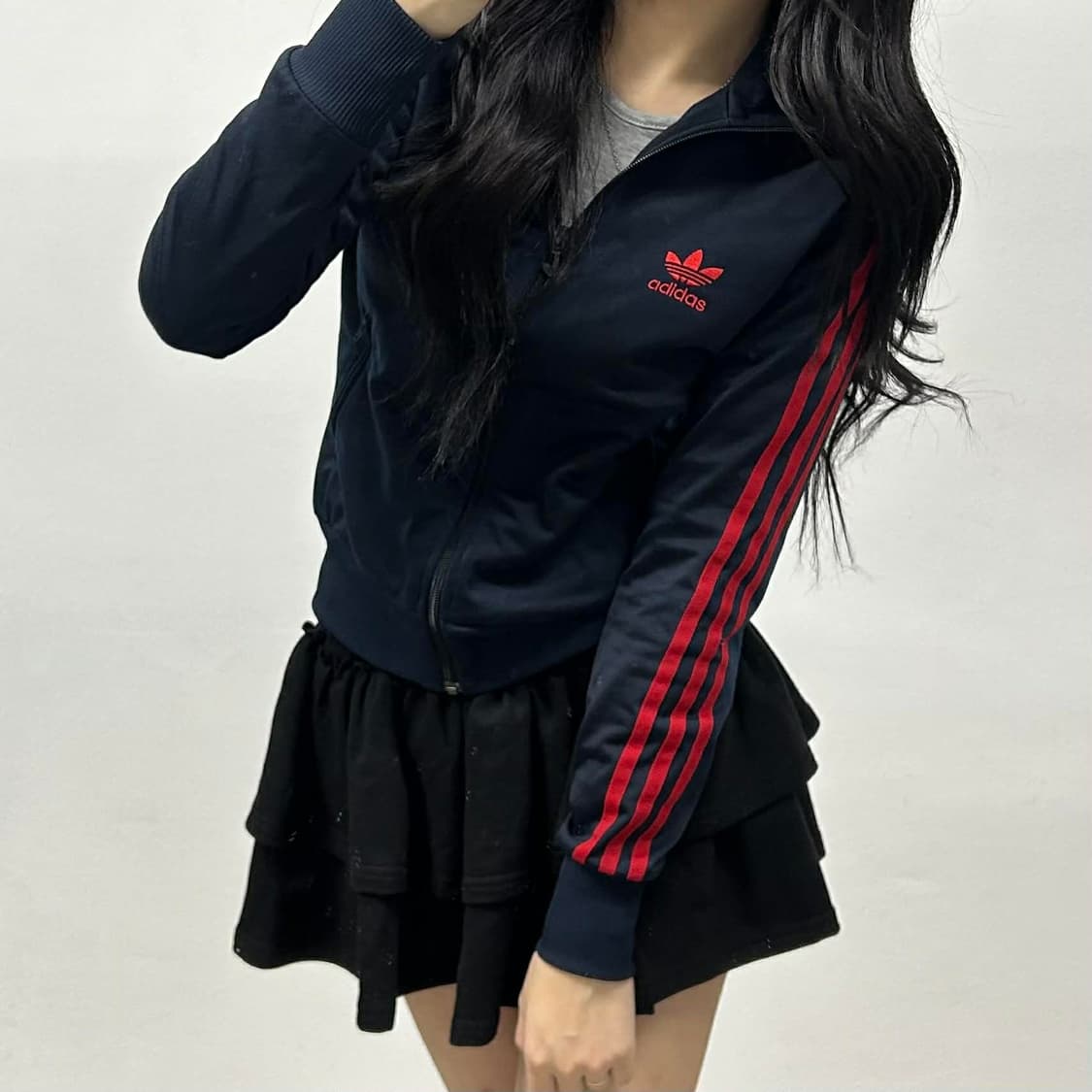 아디다스 파이어버드 여리핏 남빨 걸즈 트랙탑 희귀져지(85) 상품이미지1