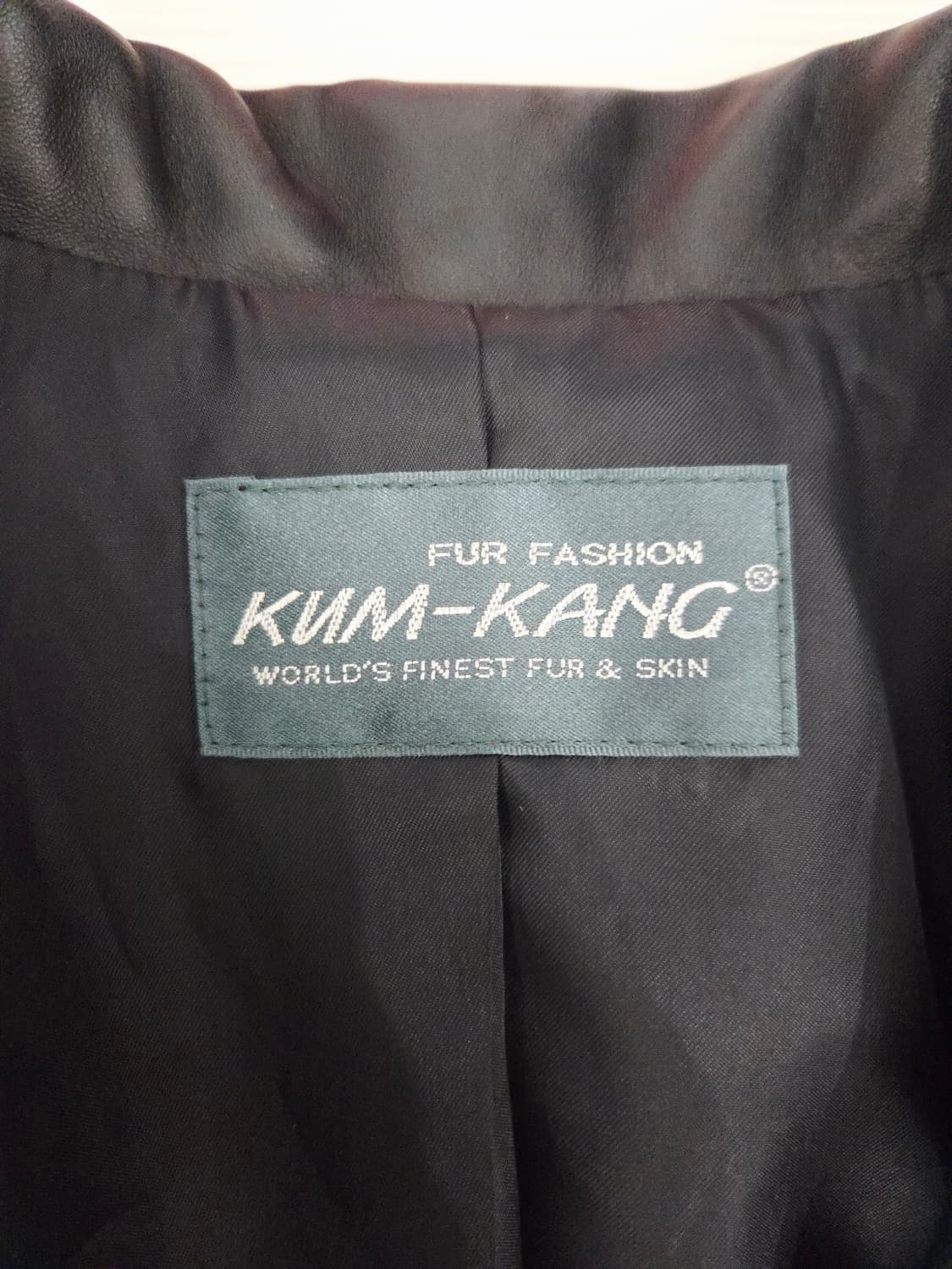 금강(KUM-KANG) 양가죽 100% 블랙 레더 자켓 상품이미지7