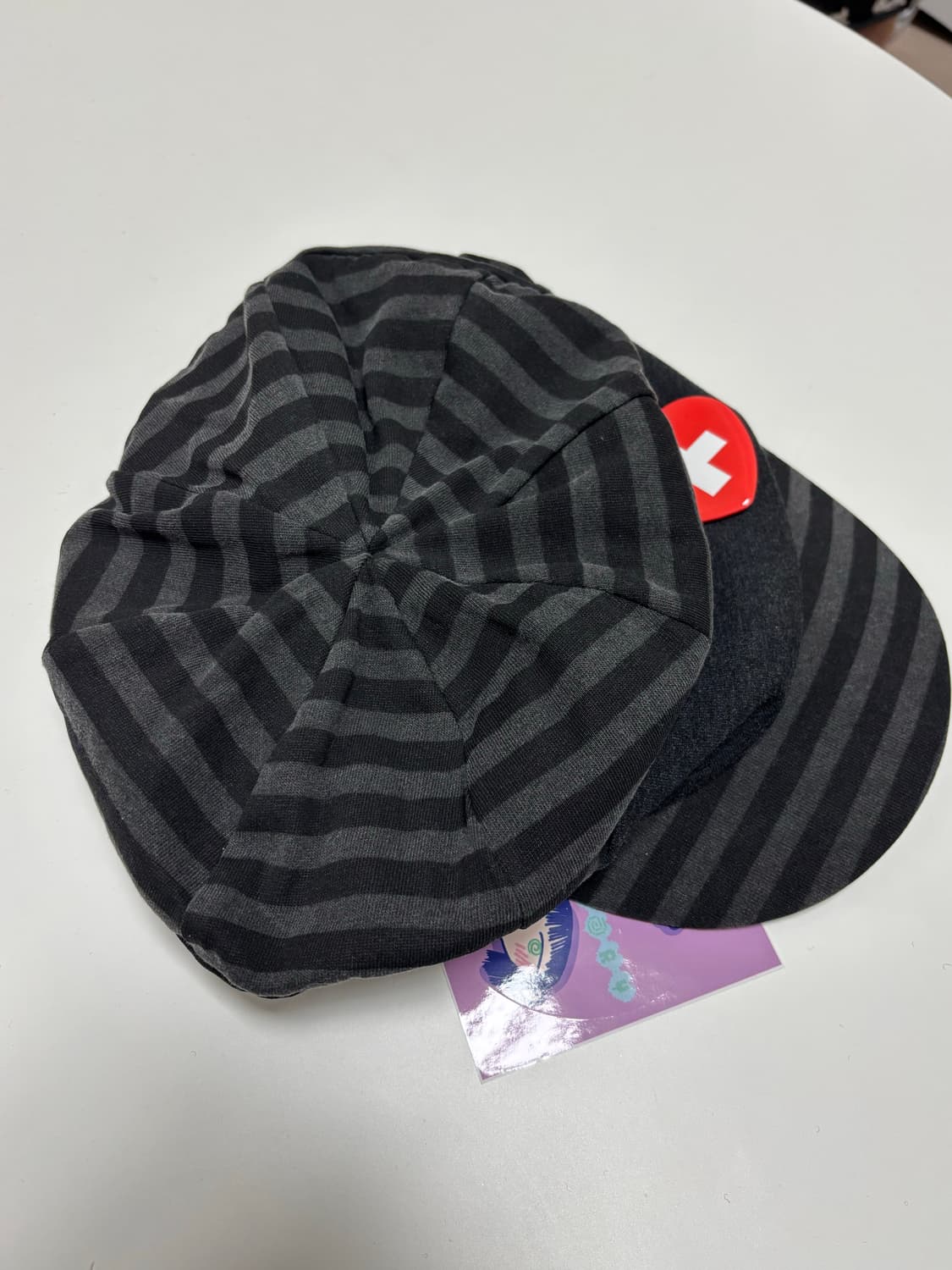 소노노모리 스트라이프 블랙 캡 상품이미지2