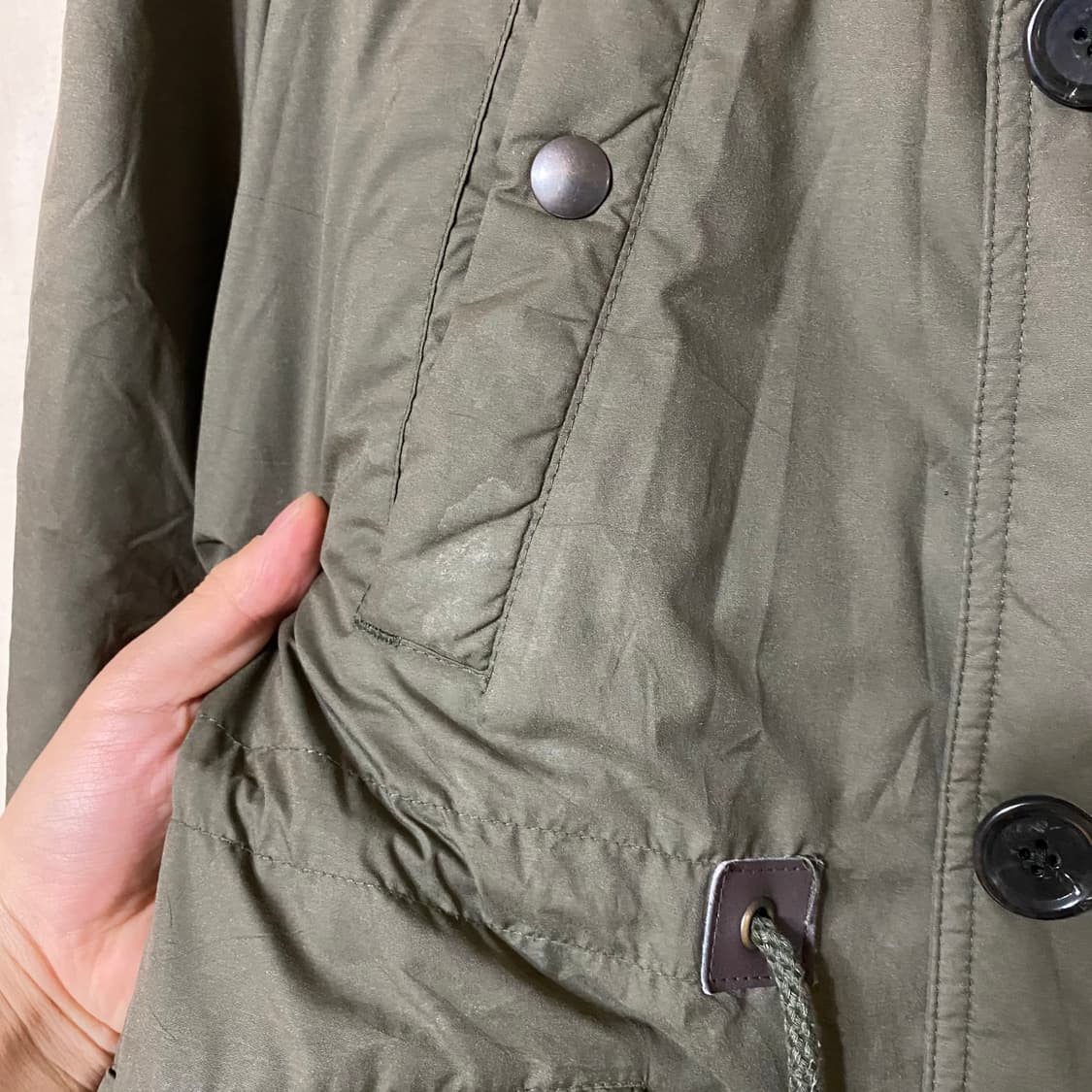 (XL)백넘버 다운 야상자켓 상품이미지2