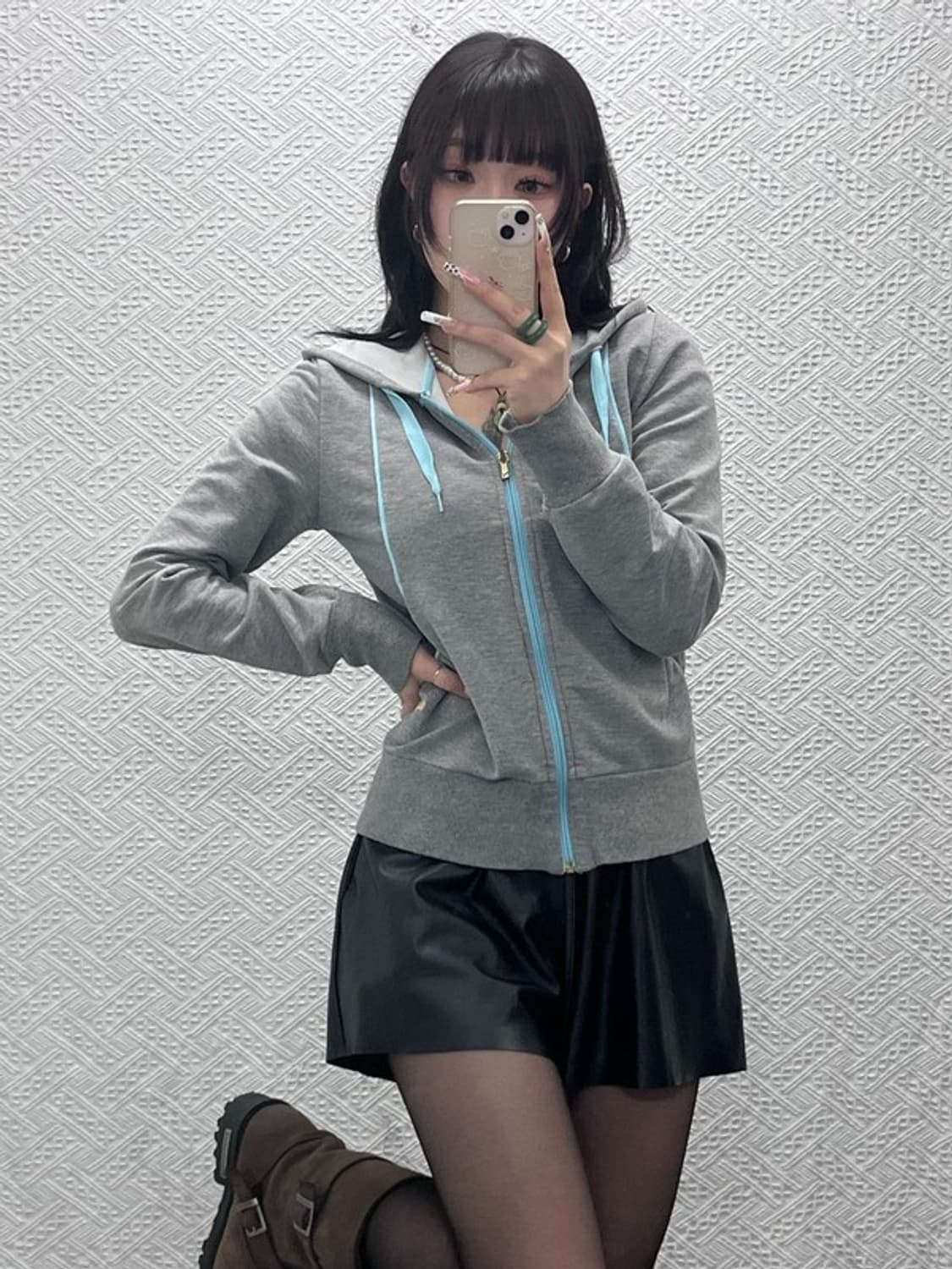 푸마 빈티지 Y2K 러블리힙 드레이프 셔링 후드집업 M C11154 상품이미지2