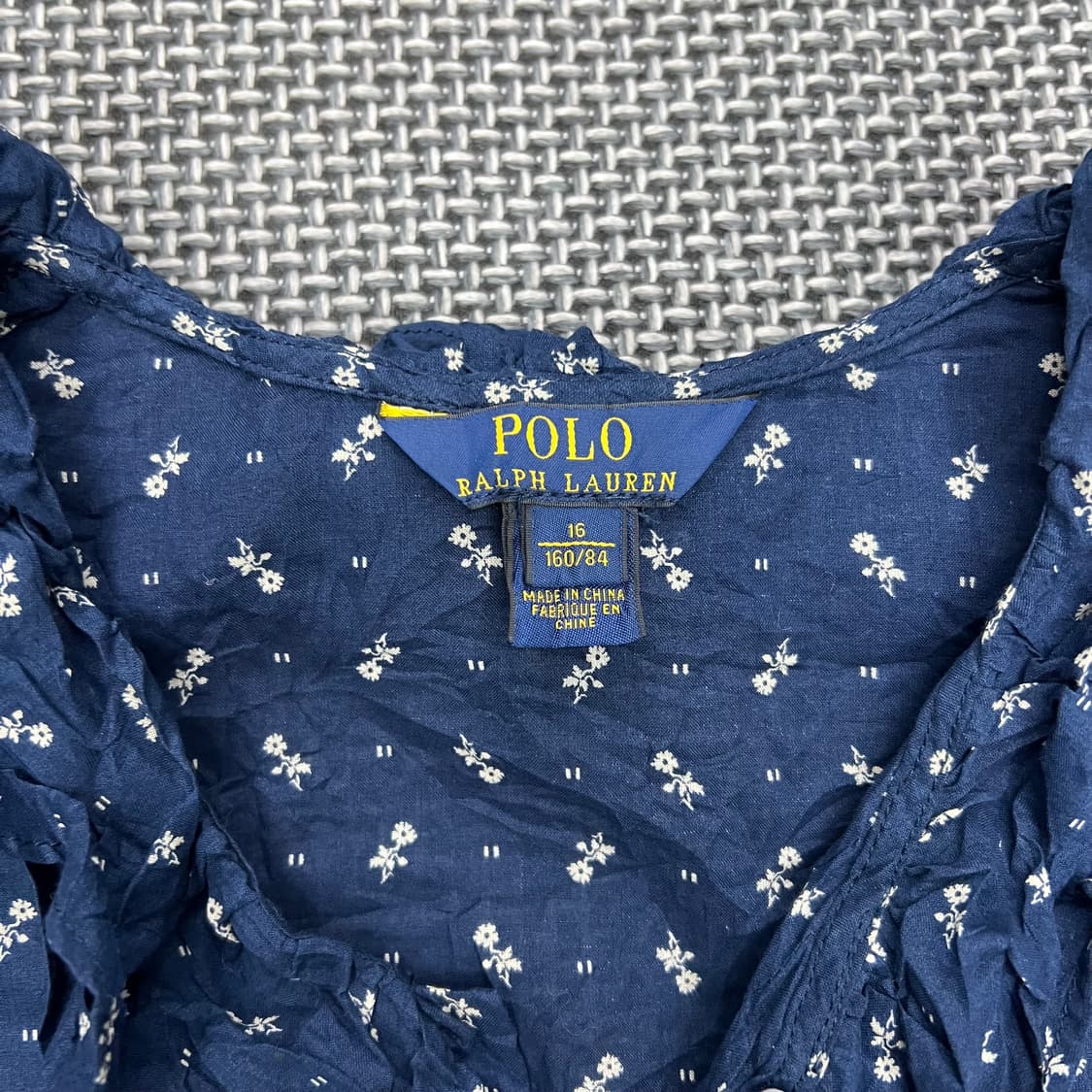 폴로 네이비 블라우스 상품이미지2