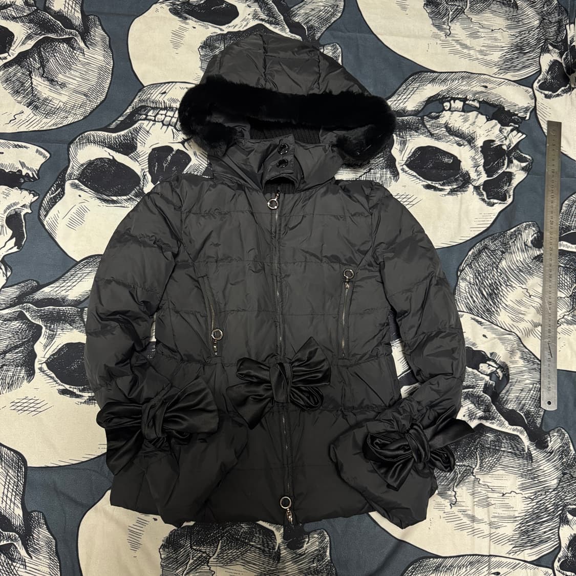 아르마니 여성 리본 패딩 38 (55)사이즈 상품이미지2