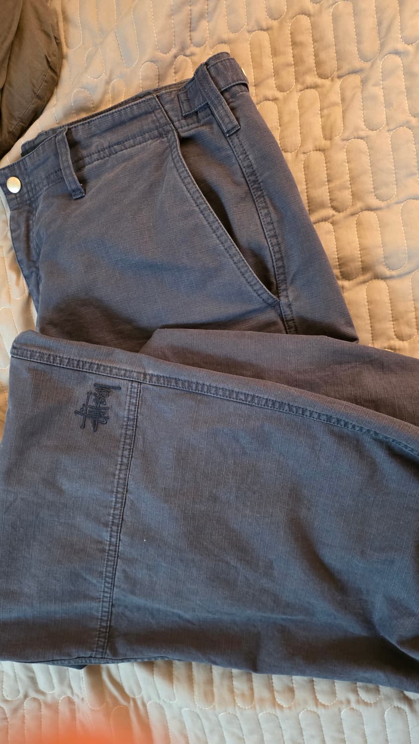 스투시 필드 팬츠 립스탑 블루 상품이미지2