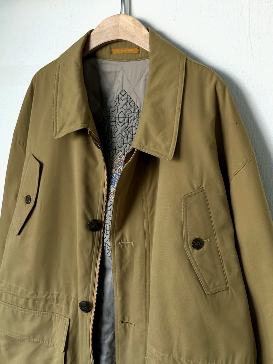 Soft fabric design mil coat 상품이미지7