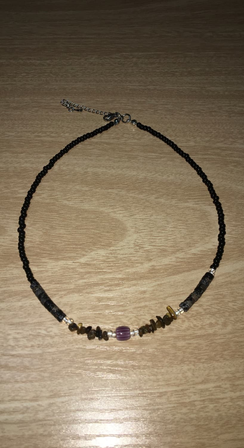 원석 비즈 목걸이 상품이미지3