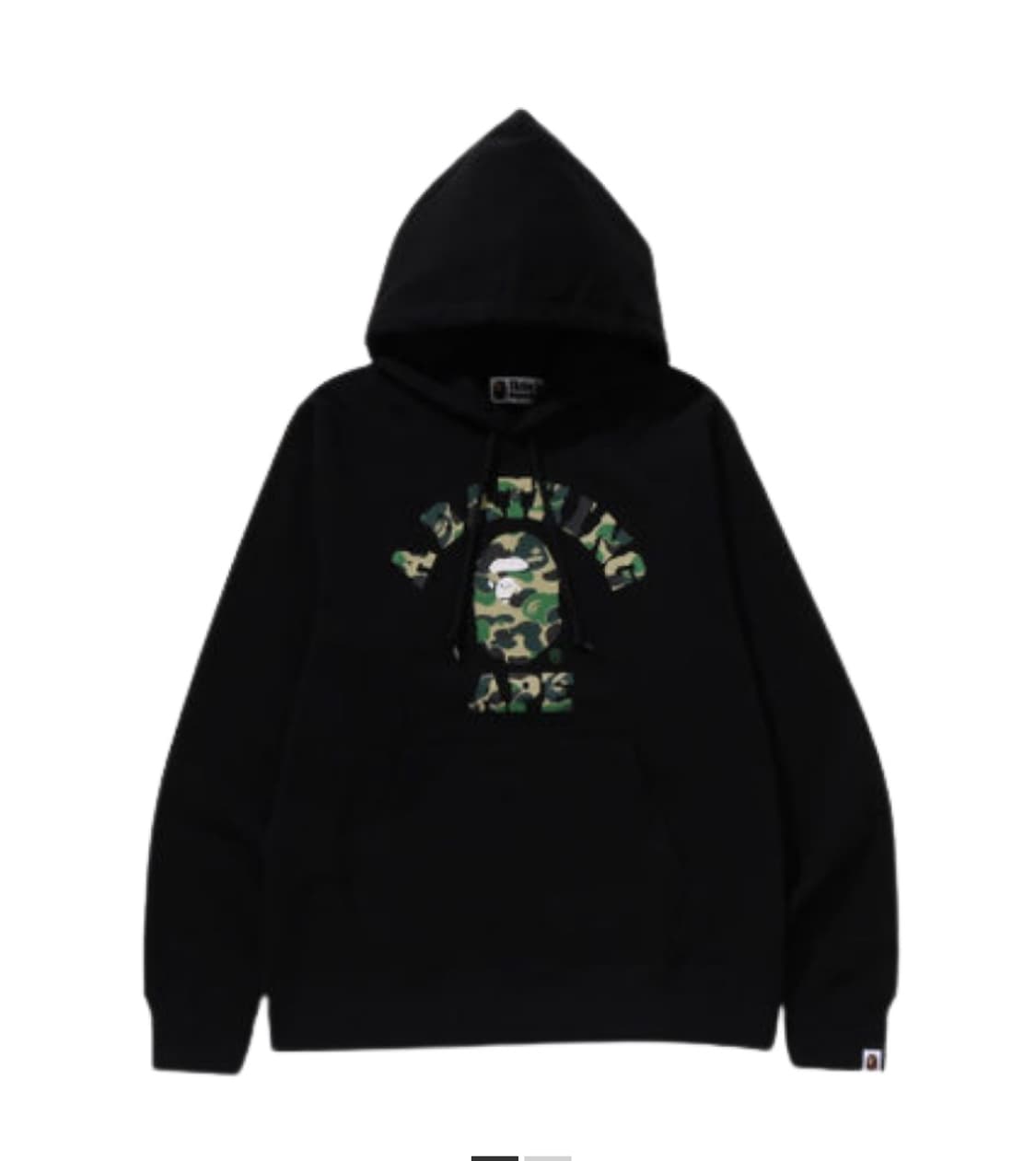 베이프 ABC 카모 컬리지 후드티 상품이미지1