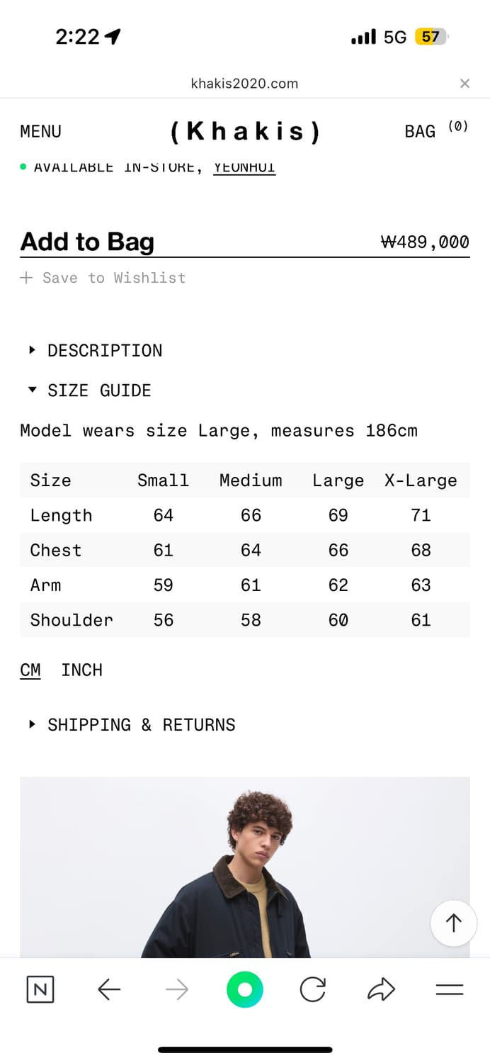 카키스 harbor down jacket 네이비 상품이미지7