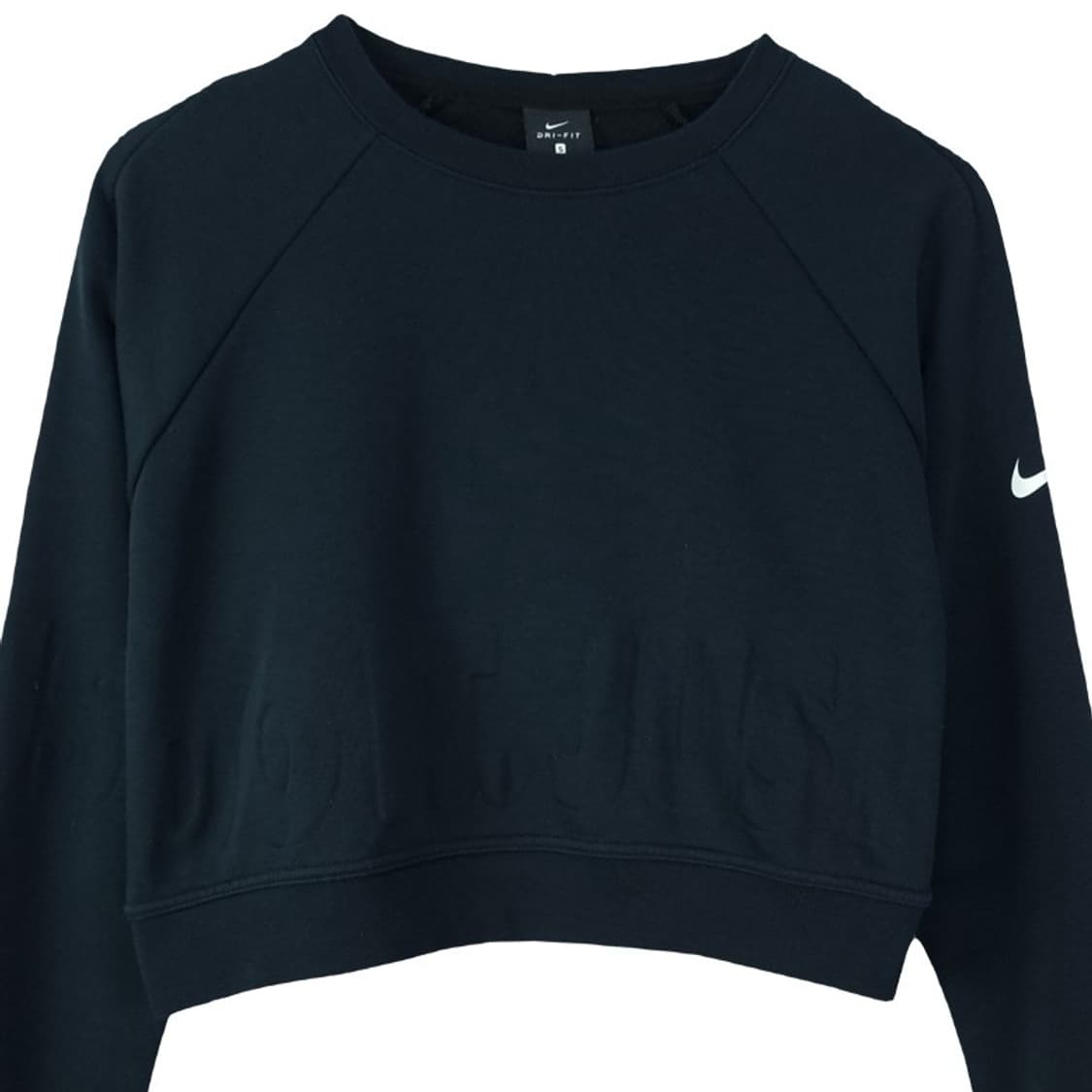 [나이키] 오버핏 크롭 맨투맨 블랙 M18821 상품이미지4