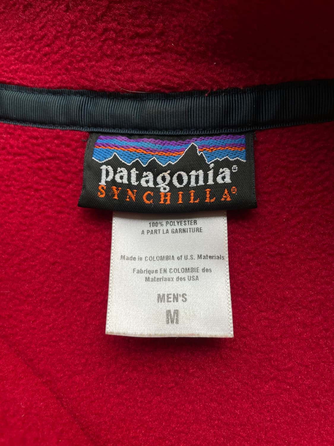 파타고니아 신칠라 레드 블랙 퍼플 상품이미지3