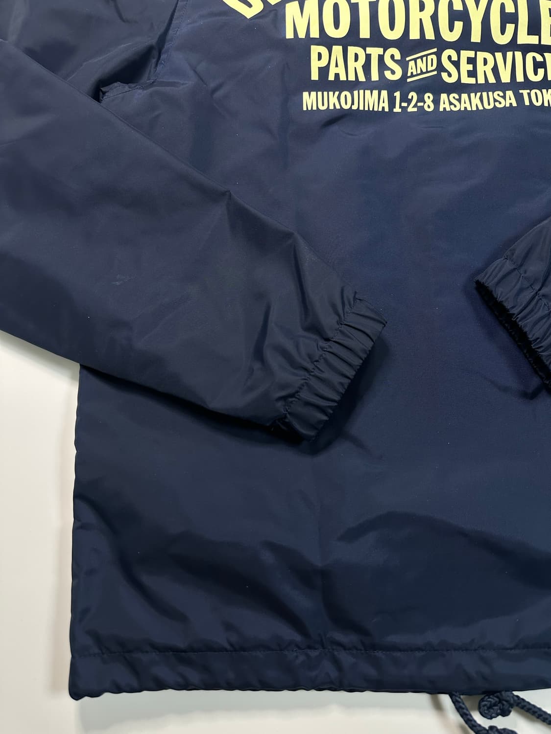 데우스 네이비 나일론 코치자켓 상품이미지8