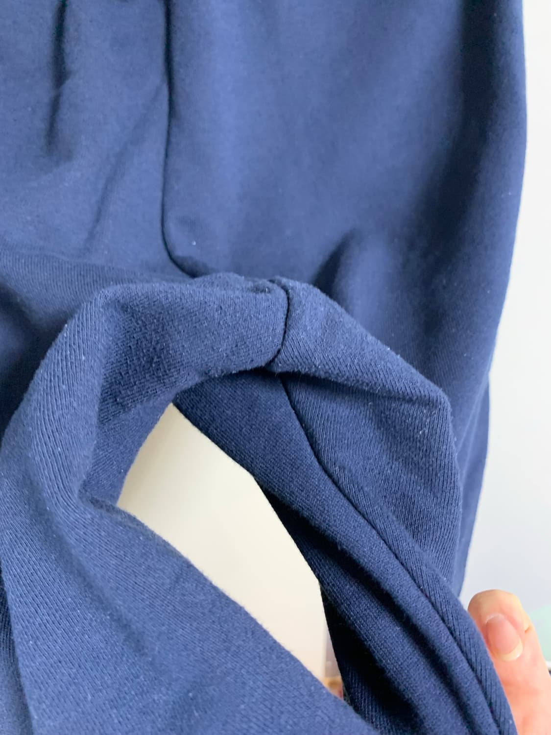 애프터먼데이 스웻팬츠 네이비/브라운 일괄 상품이미지6