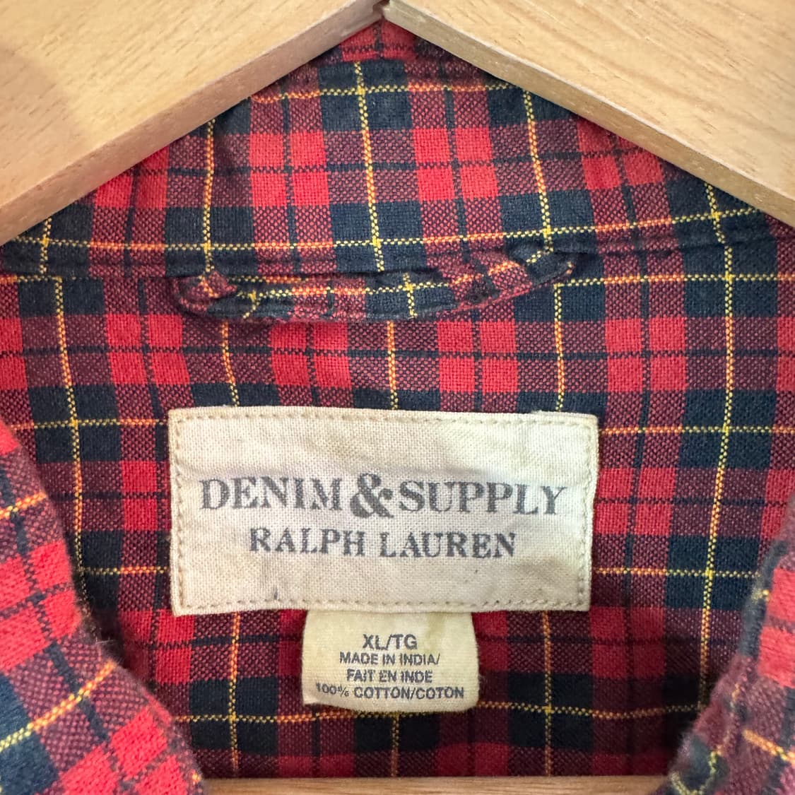 데님 앤 서플라이 체크 패턴 셔츠 상품이미지8