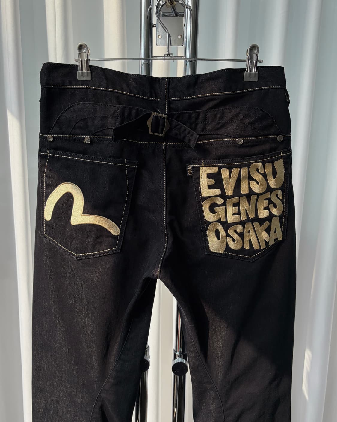 [32인치]에비수 Evisu 엔지니어드 데님 팬츠 상품이미지3