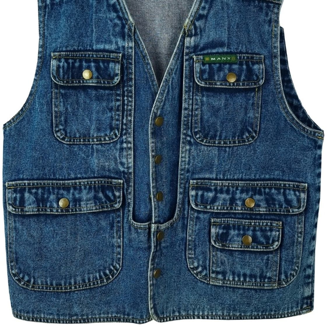 [JPN] 일본빈티지 멀티 포켓 데님 워크 베스트 조끼 M16609 상품이미지5