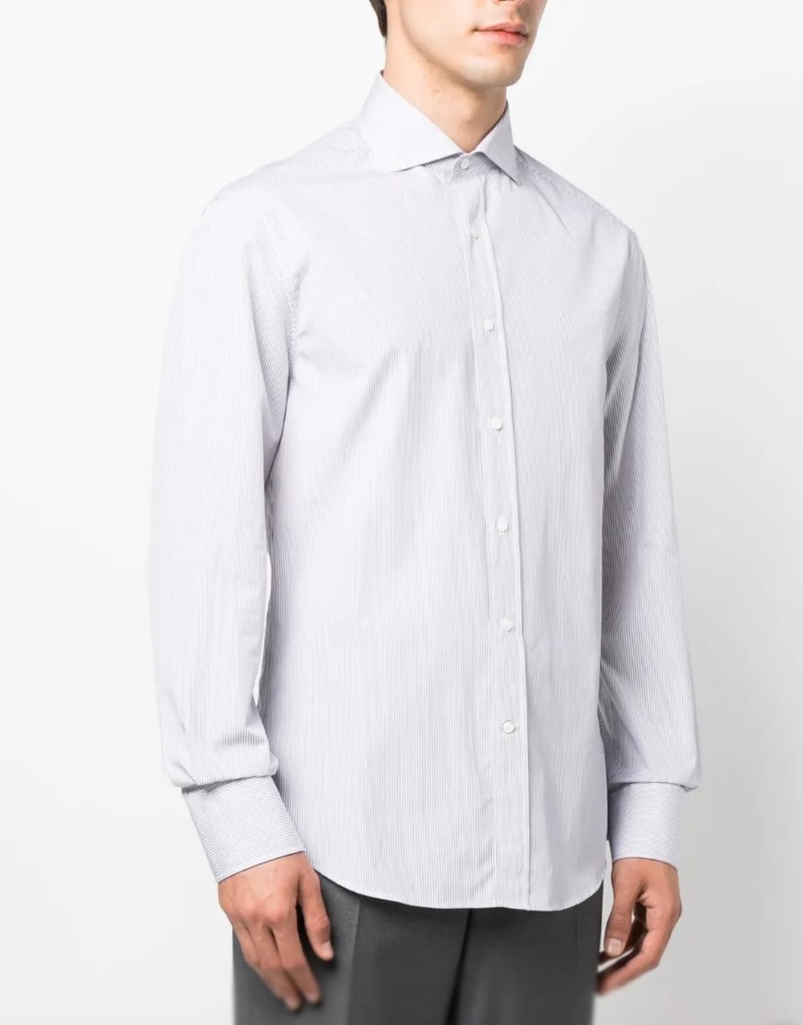 (A+/L) / 브루넬로 쿠치넬리 스트라이프  코튼 셔츠 상품이미지8