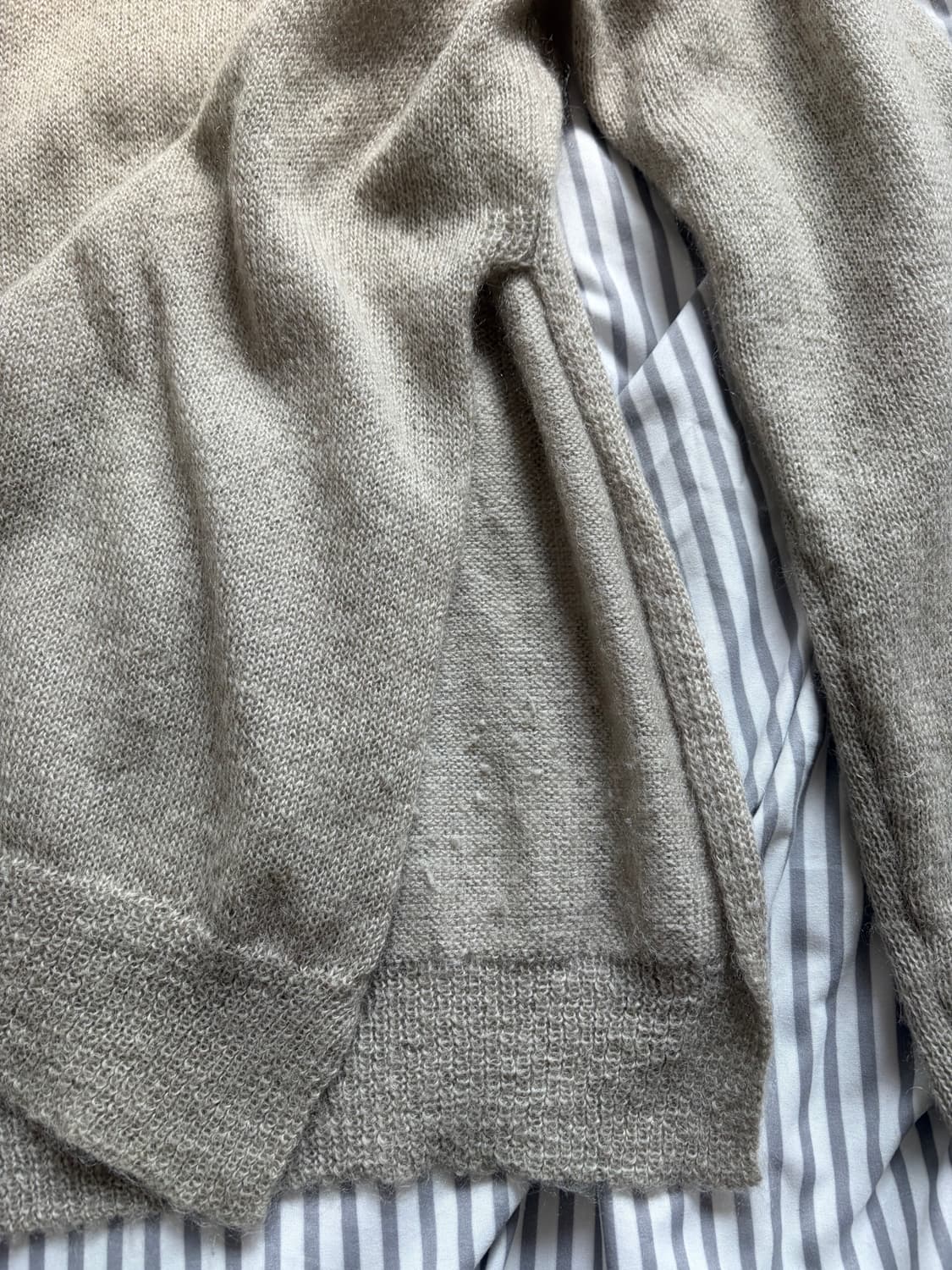 Unused  언유즈드 절개니트 상품이미지2