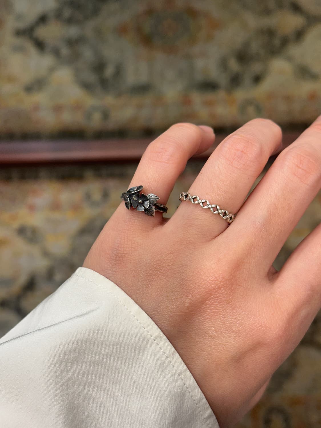 bunch of flowers 925silver baby ring 상품이미지1