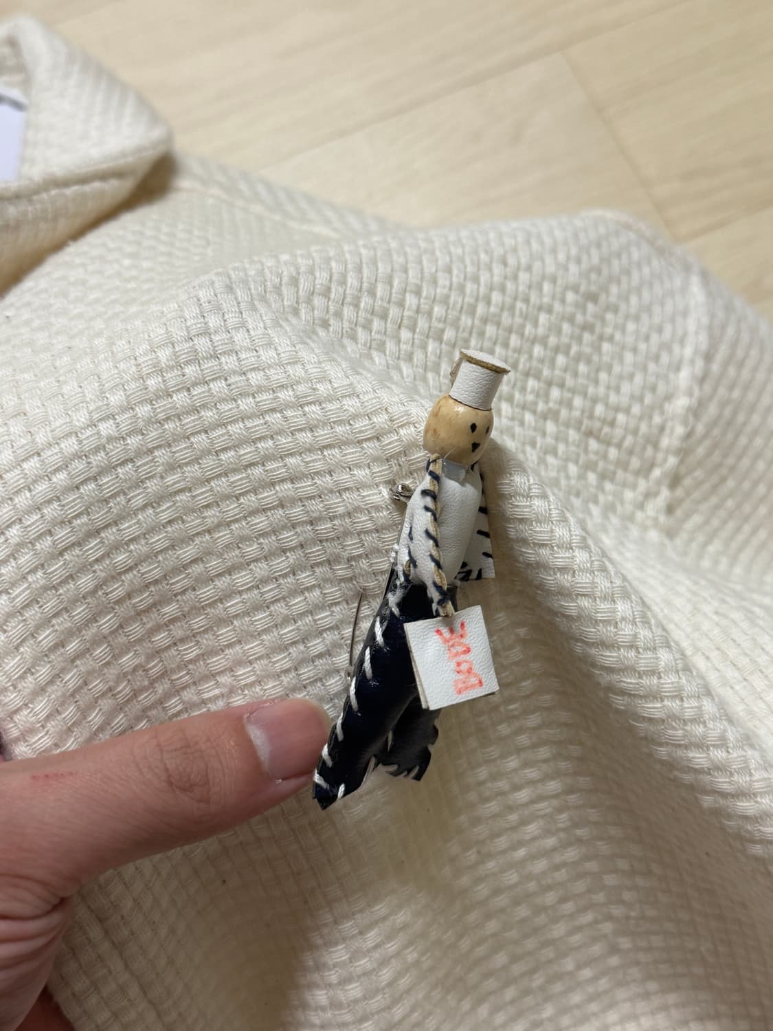 BODE 바스켓 위브 에크루 자켓(m/L) 상품이미지3