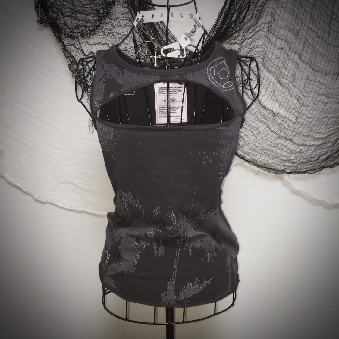 SABOTGE grunge detail sleeveless 상품이미지1