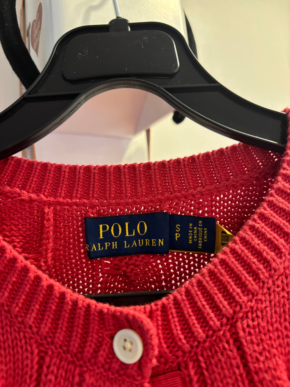 폴로 랄프로렌 꽈배기 가디건 s 상품이미지3