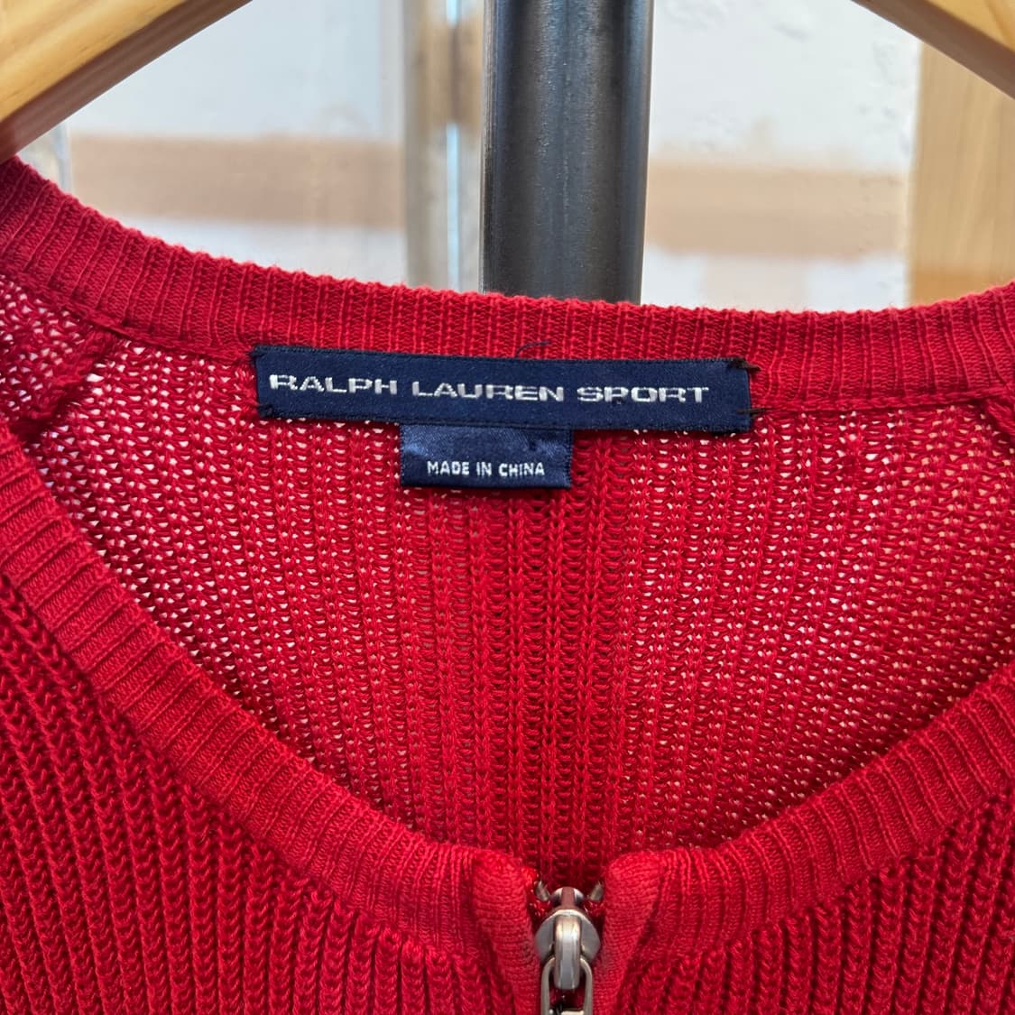 폴로 랄프로렌 와플 롱슬리브 니트집업 B64 상품이미지3