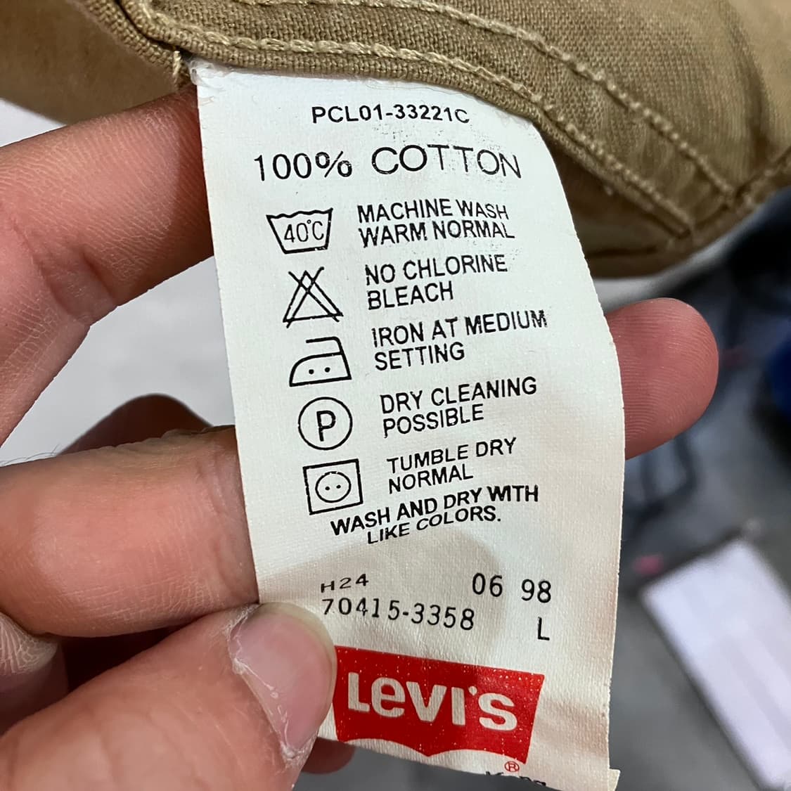 리바이스 실버탭 워크 커버올 자켓 상품이미지7