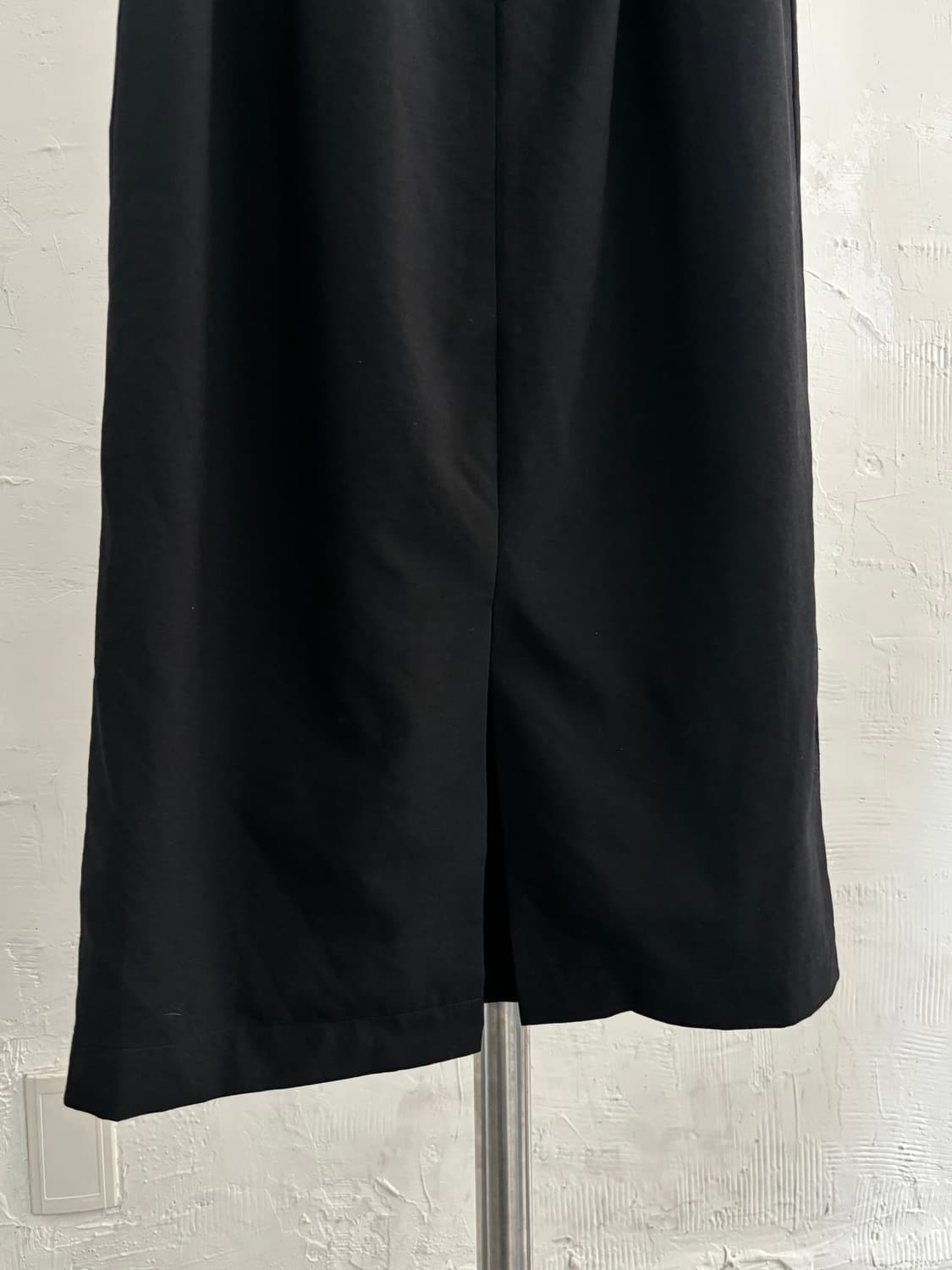 꼼데가르송 트리콧 1993‘s 블랙 슬릭 롱 스커트 상품이미지4