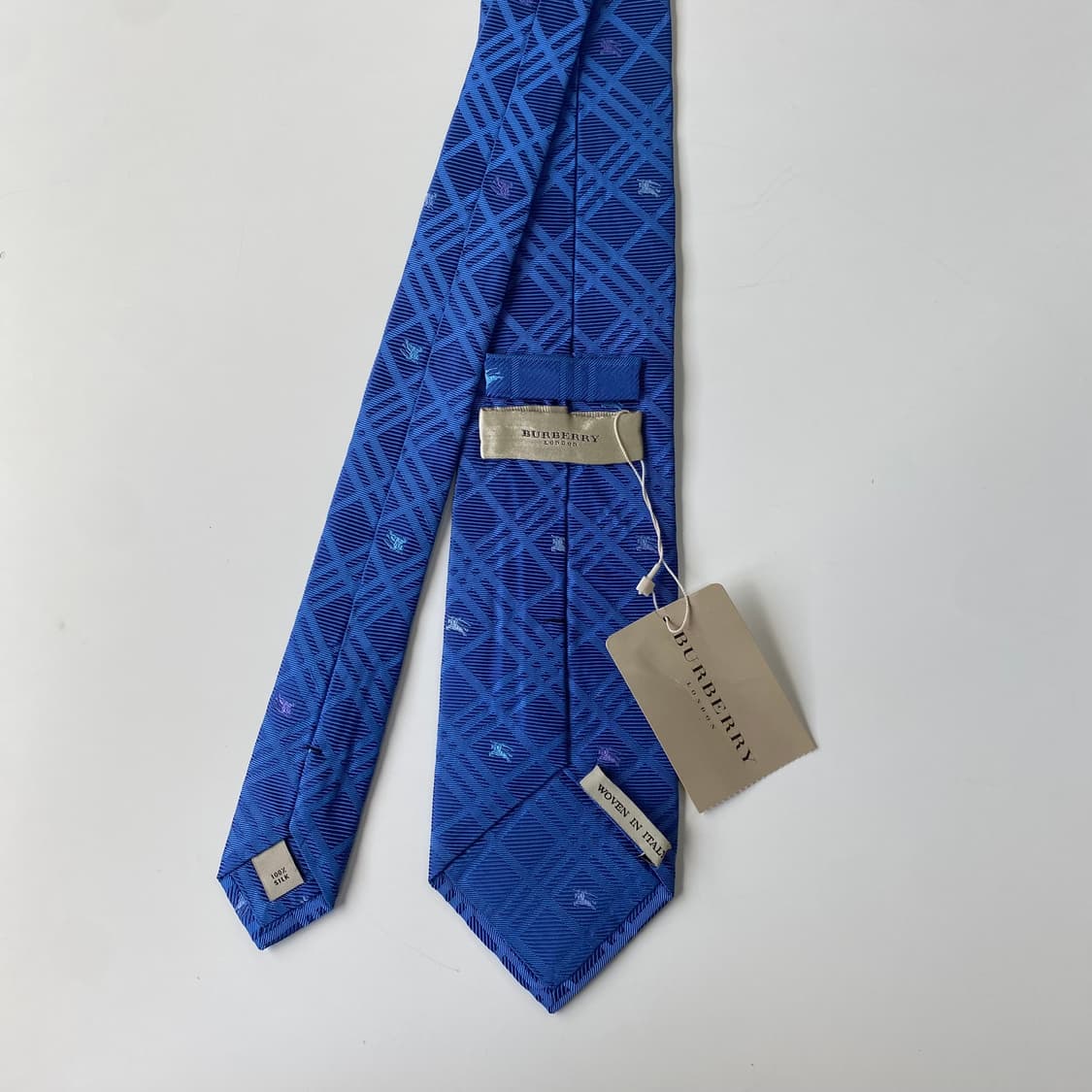택달린 미사용품 버버리 모노그램 명품 정품 넥타이 (Burberry) 상품이미지3