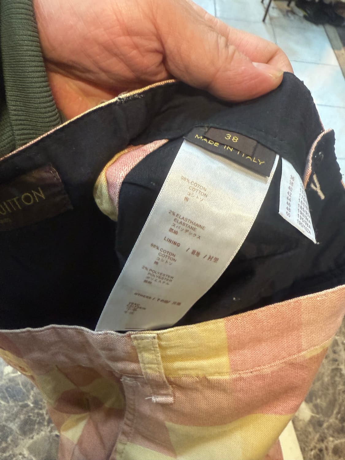 38/30 정품 루이비통 다미에 바지 팝니다 상품이미지3
