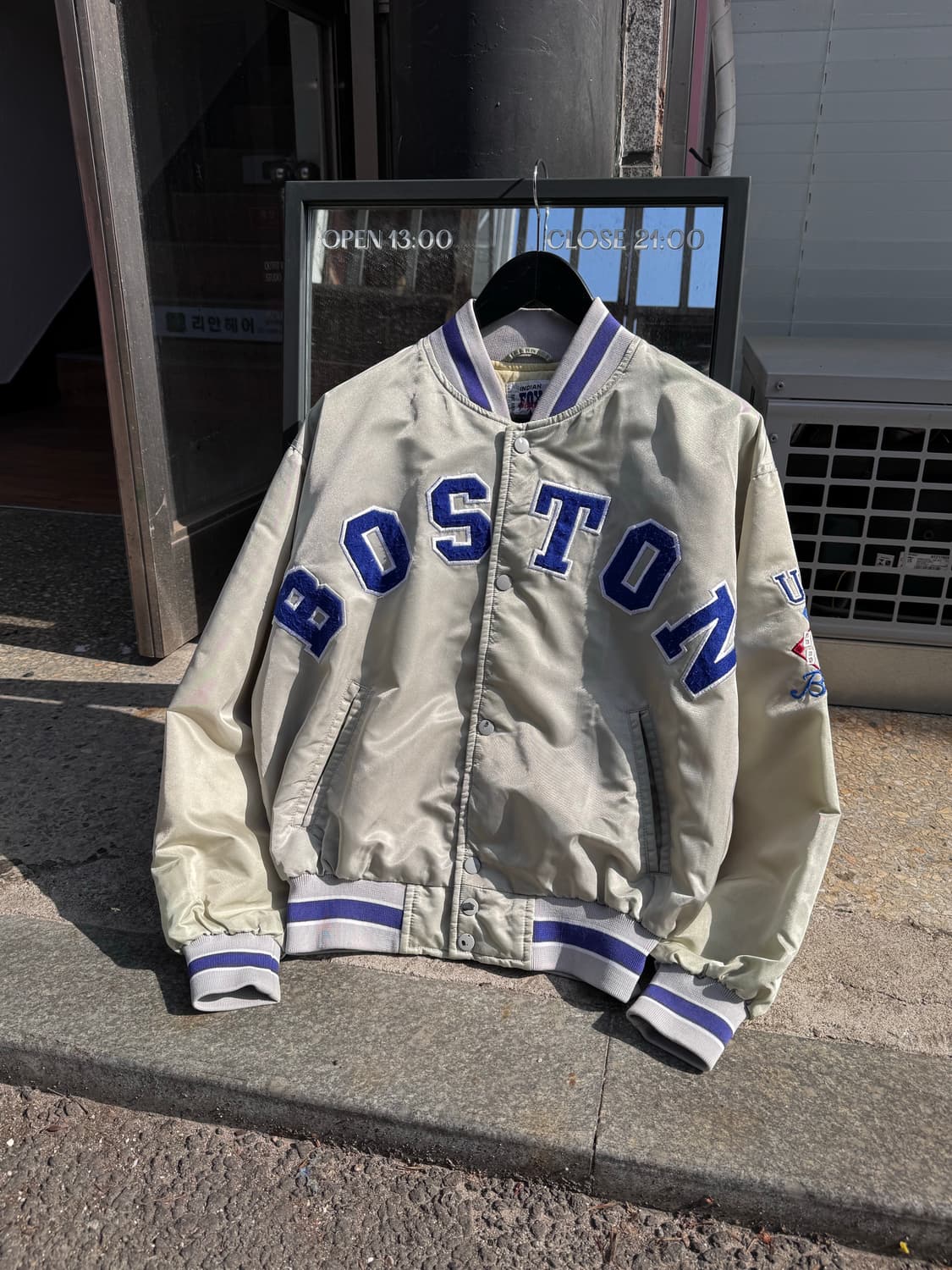 Indian Fox 보스턴 베이스볼 바시티자켓  상품이미지1
