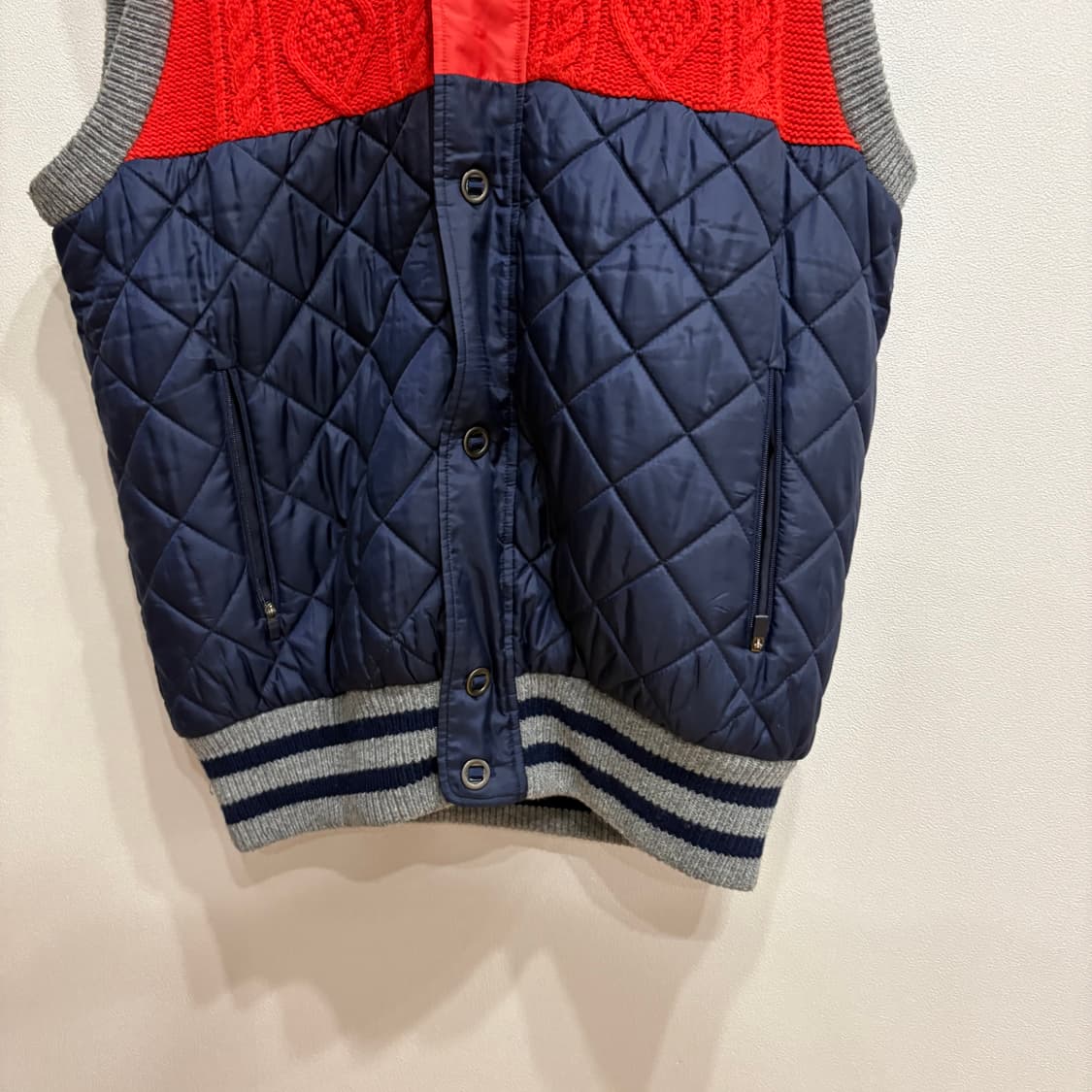 ZOY 골프 니트 퀼팅 베스트 100 상품이미지2