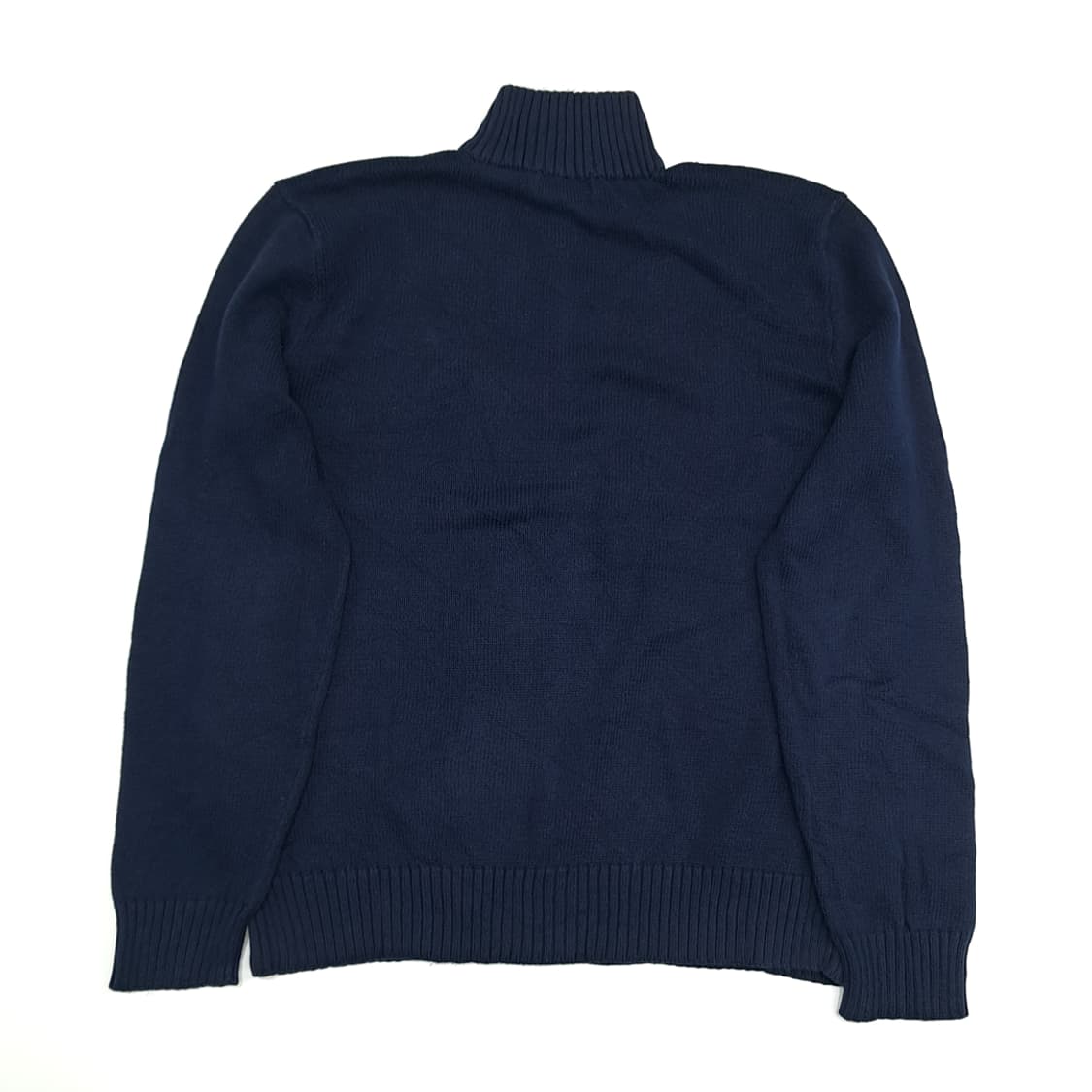 CN739 M 폴로 랄프로렌 네이비 하프집업 니트 스웨터 상품이미지7